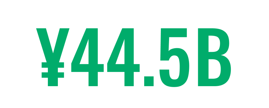 ¥45.6B